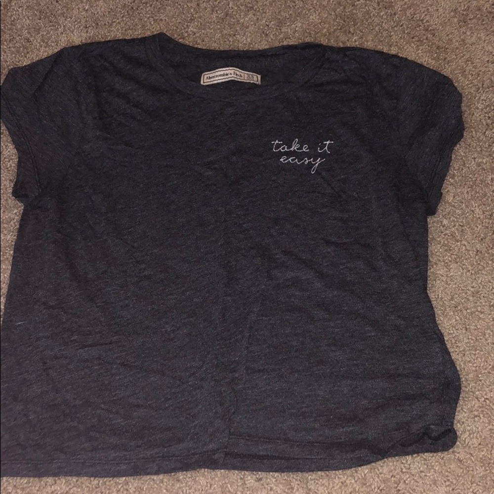 Cropped Abercrombie and Fitch Tee